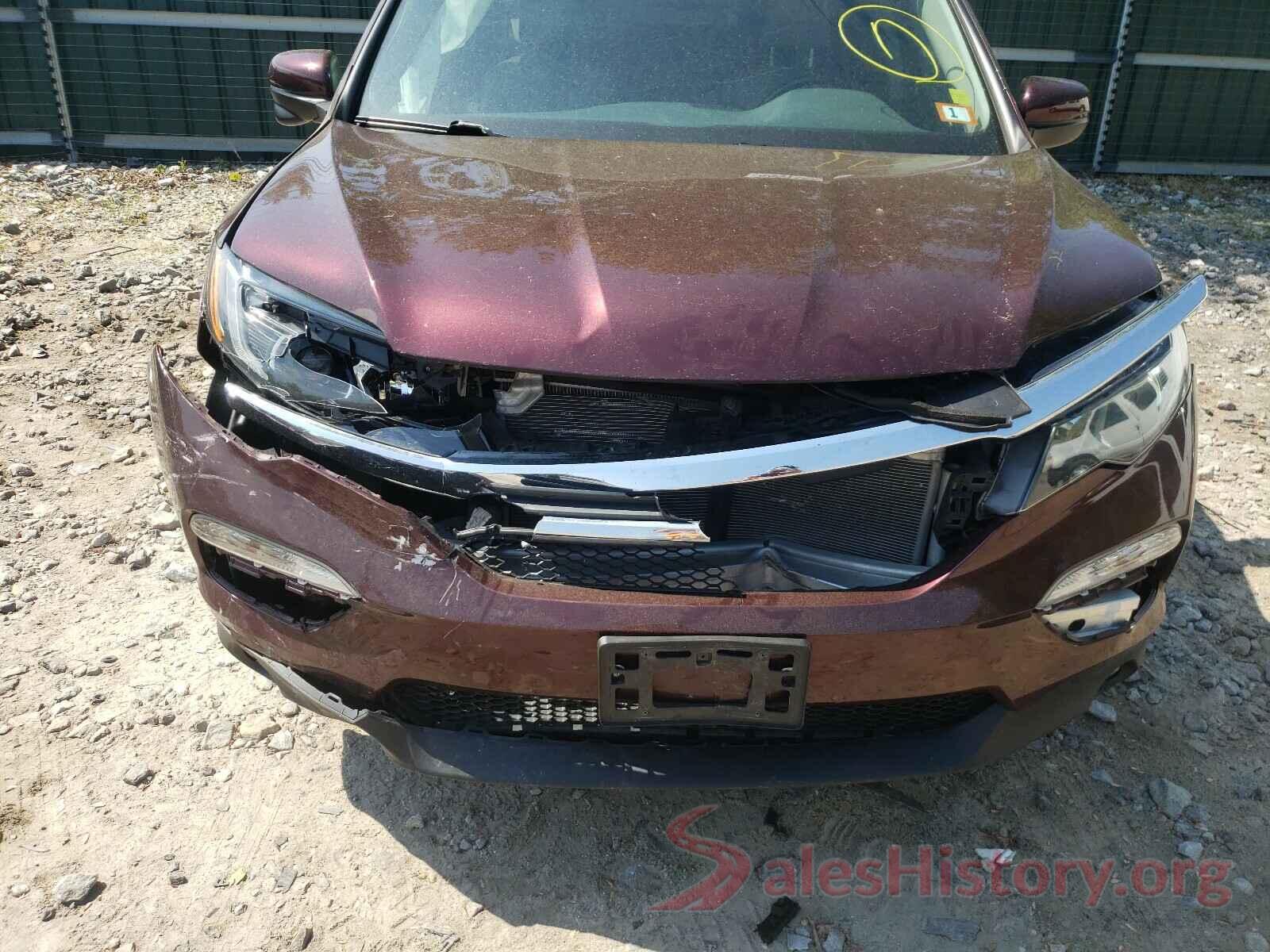 5FNYF6H55GB072411 2016 HONDA PILOT