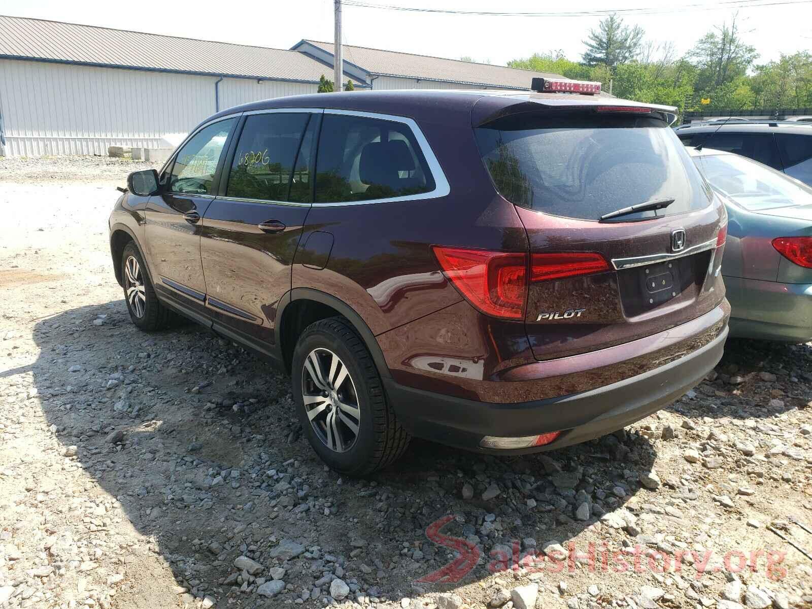 5FNYF6H55GB072411 2016 HONDA PILOT