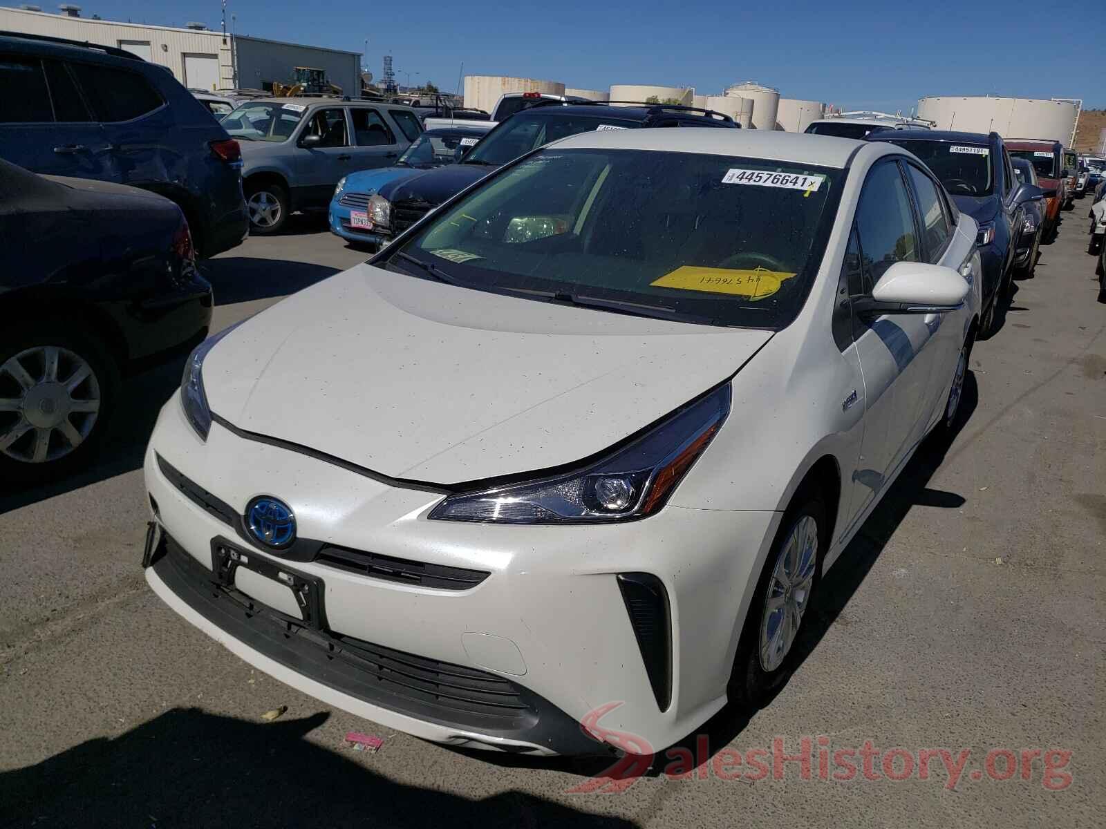 JTDKARFU5L3110257 2020 TOYOTA PRIUS