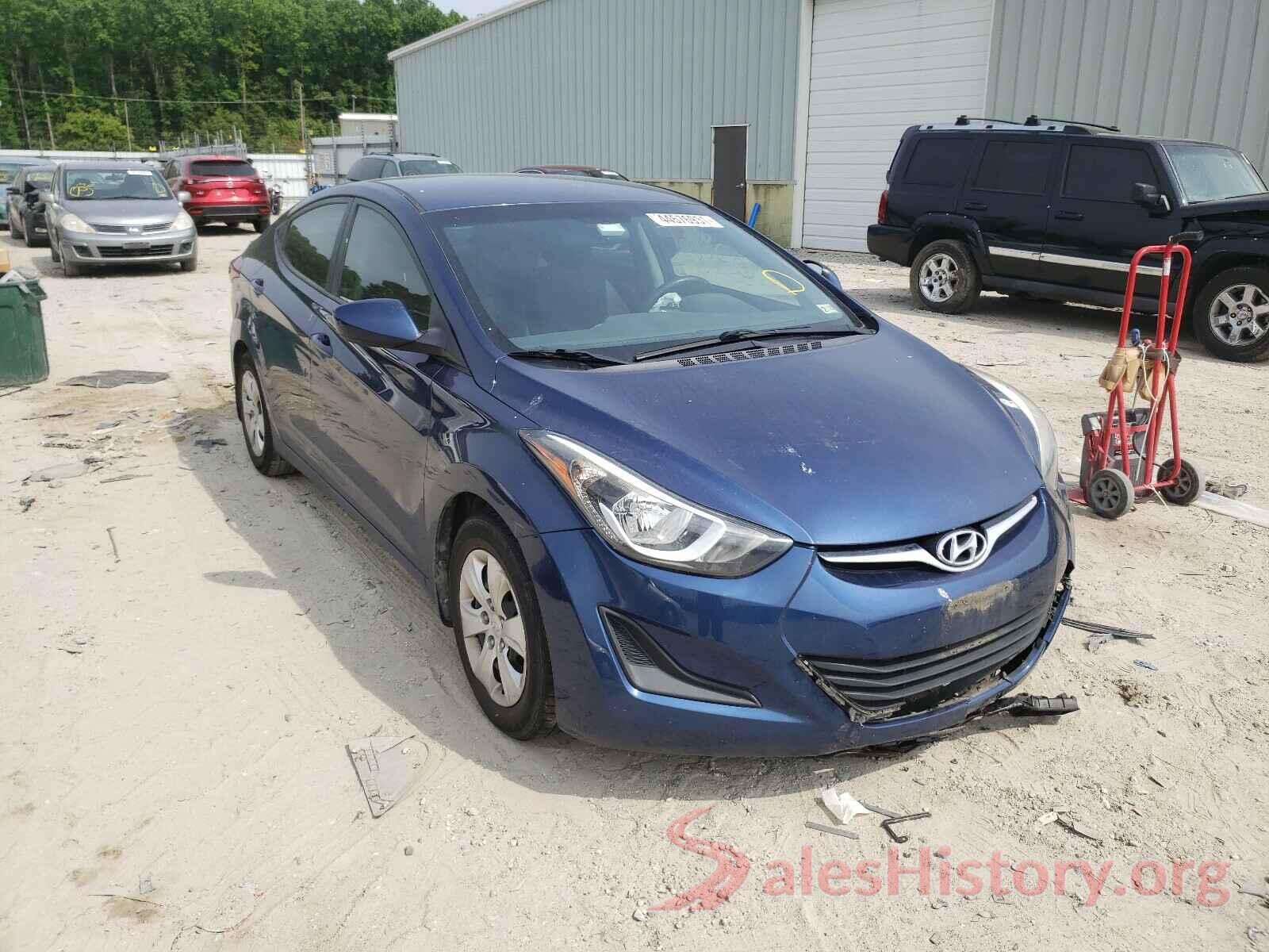 5NPDH4AE6GH681239 2016 HYUNDAI ELANTRA