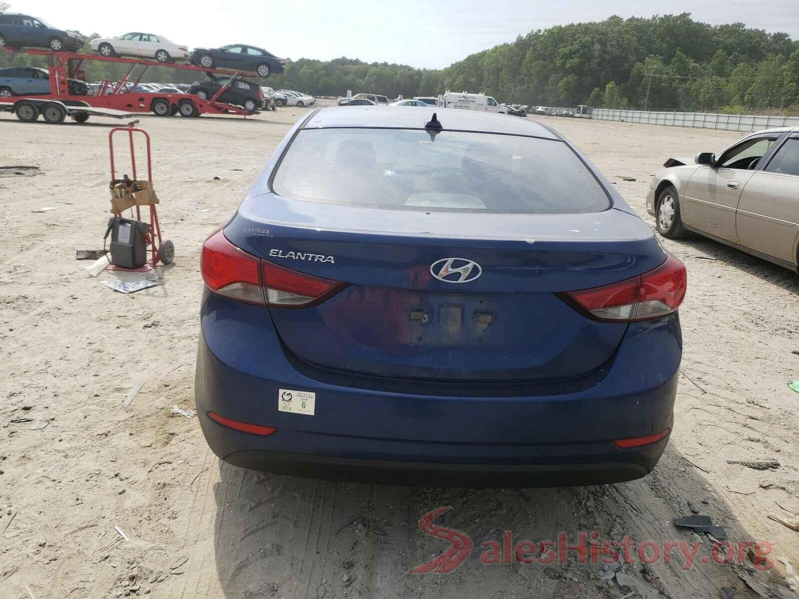 5NPDH4AE6GH681239 2016 HYUNDAI ELANTRA