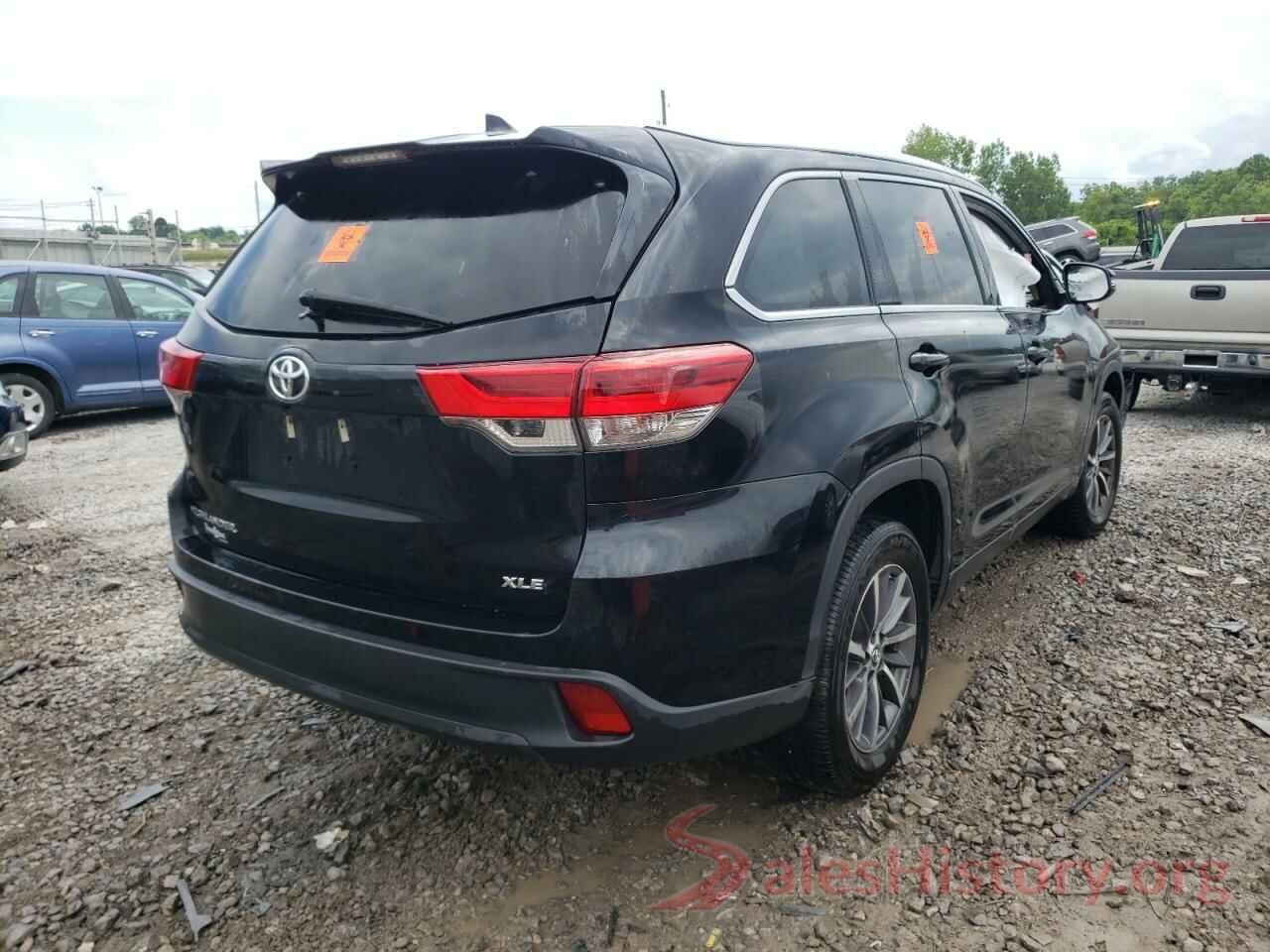 5TDKZRFHXKS566814 2019 TOYOTA HIGHLANDER