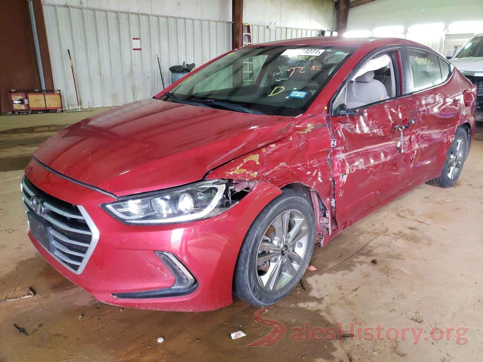 5NPD84LF0HH037727 2017 HYUNDAI ELANTRA