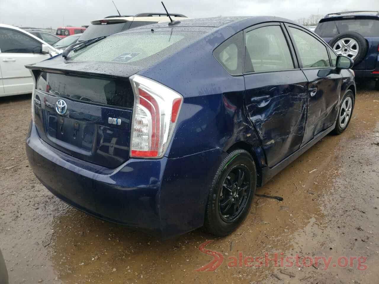 JTDKN3DU5E1807642 2014 TOYOTA PRIUS