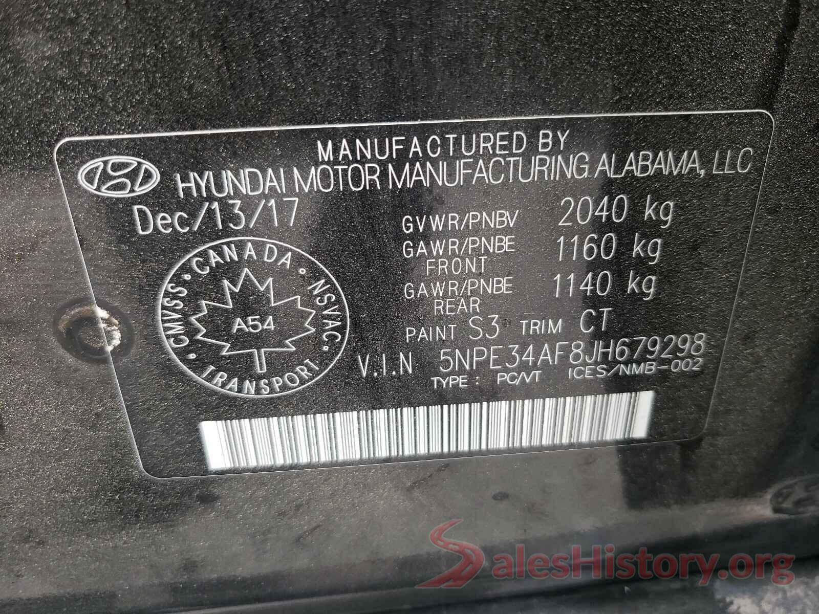 5NPE34AF8JH679298 2018 HYUNDAI SONATA