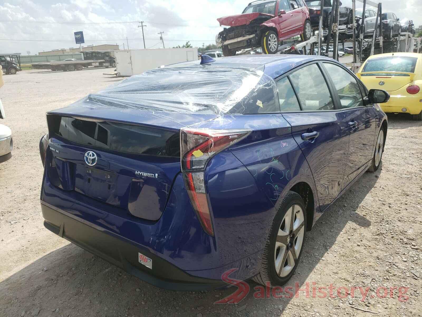 JTDKARFU4H3533242 2017 TOYOTA PRIUS