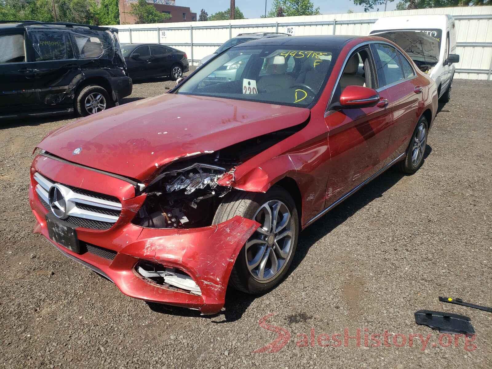 55SWF4KB7GU106065 2016 MERCEDES-BENZ C-CLASS