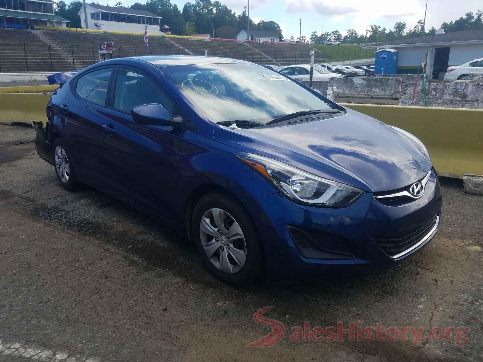 5NPDH4AE5GH764452 2016 HYUNDAI ELANTRA