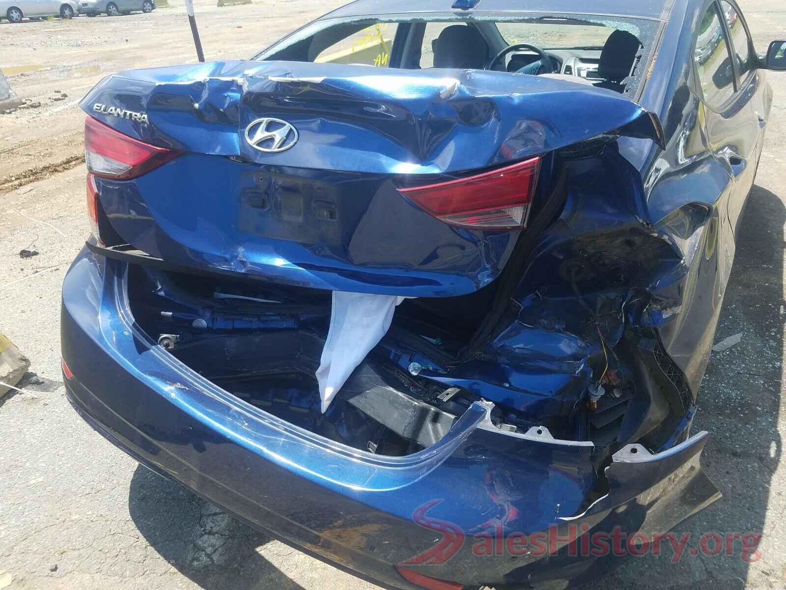 5NPDH4AE5GH764452 2016 HYUNDAI ELANTRA