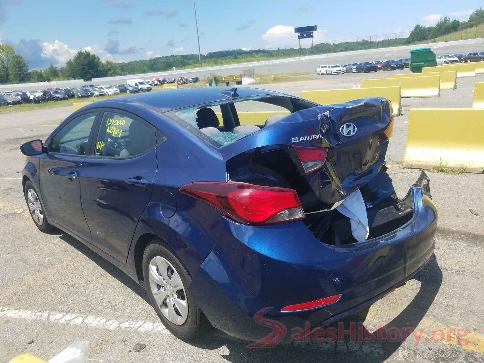 5NPDH4AE5GH764452 2016 HYUNDAI ELANTRA