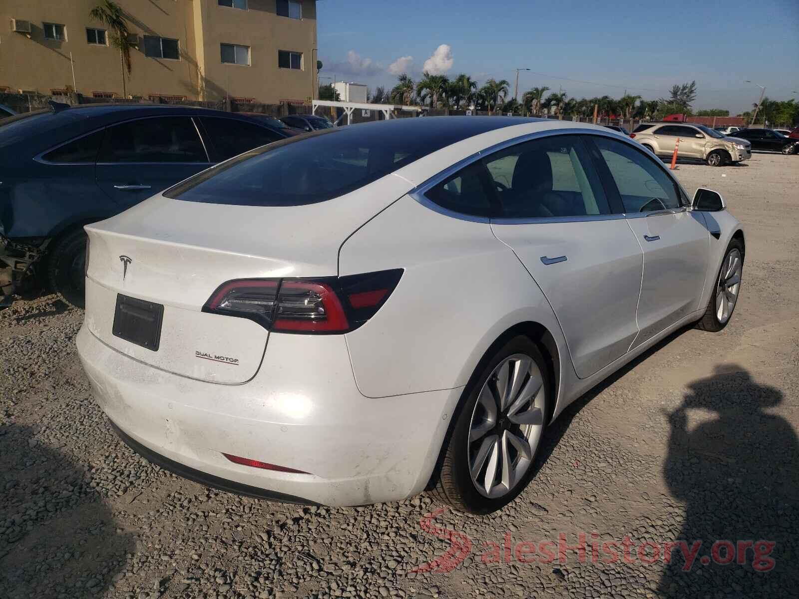 5YJ3E1EB1KF434138 2019 TESLA MODEL 3