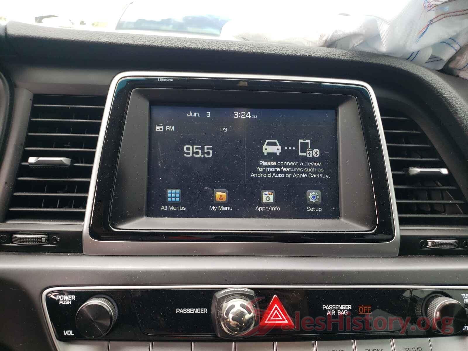 5NPE24AF7KH796584 2019 HYUNDAI SONATA