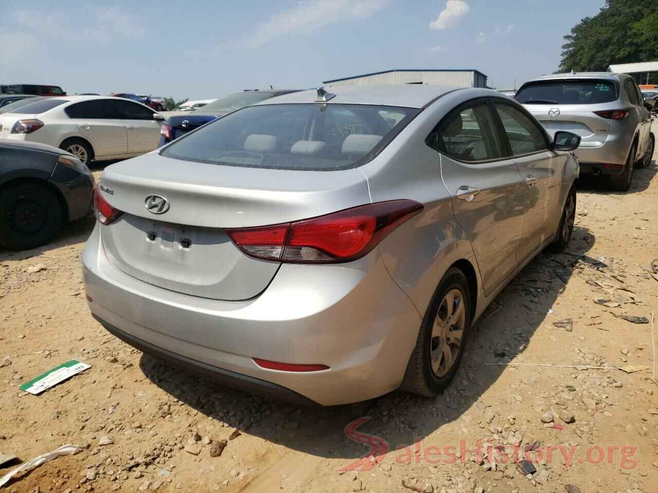 KMHDH4AE7GU490222 2016 HYUNDAI ELANTRA