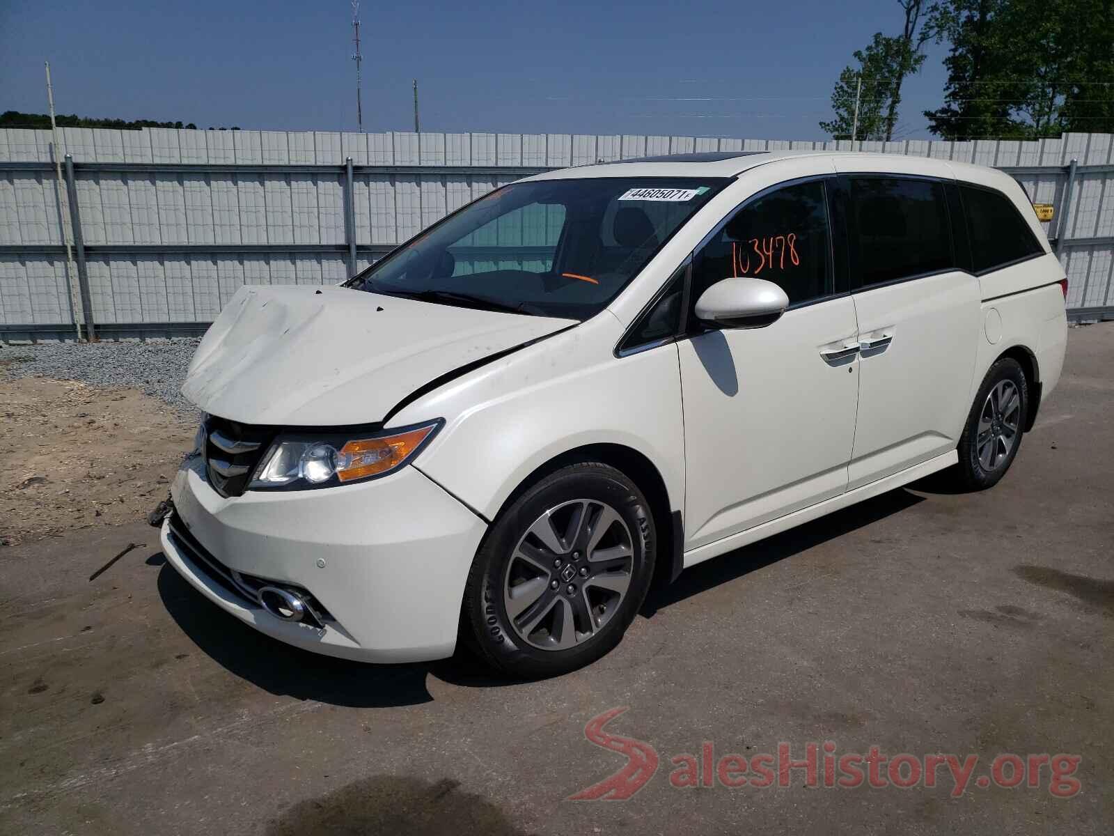 5FNRL5H95GB002238 2016 HONDA ODYSSEY