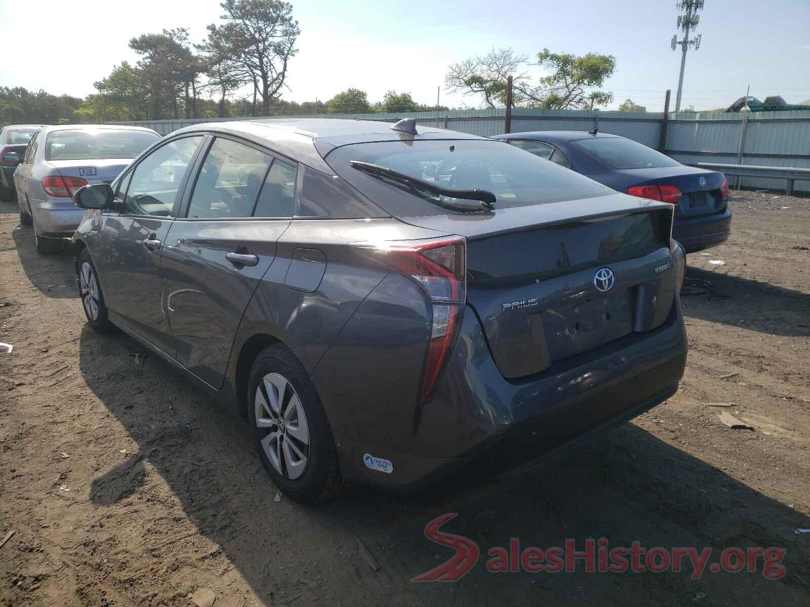 JTDKARFU7G3015205 2016 TOYOTA PRIUS