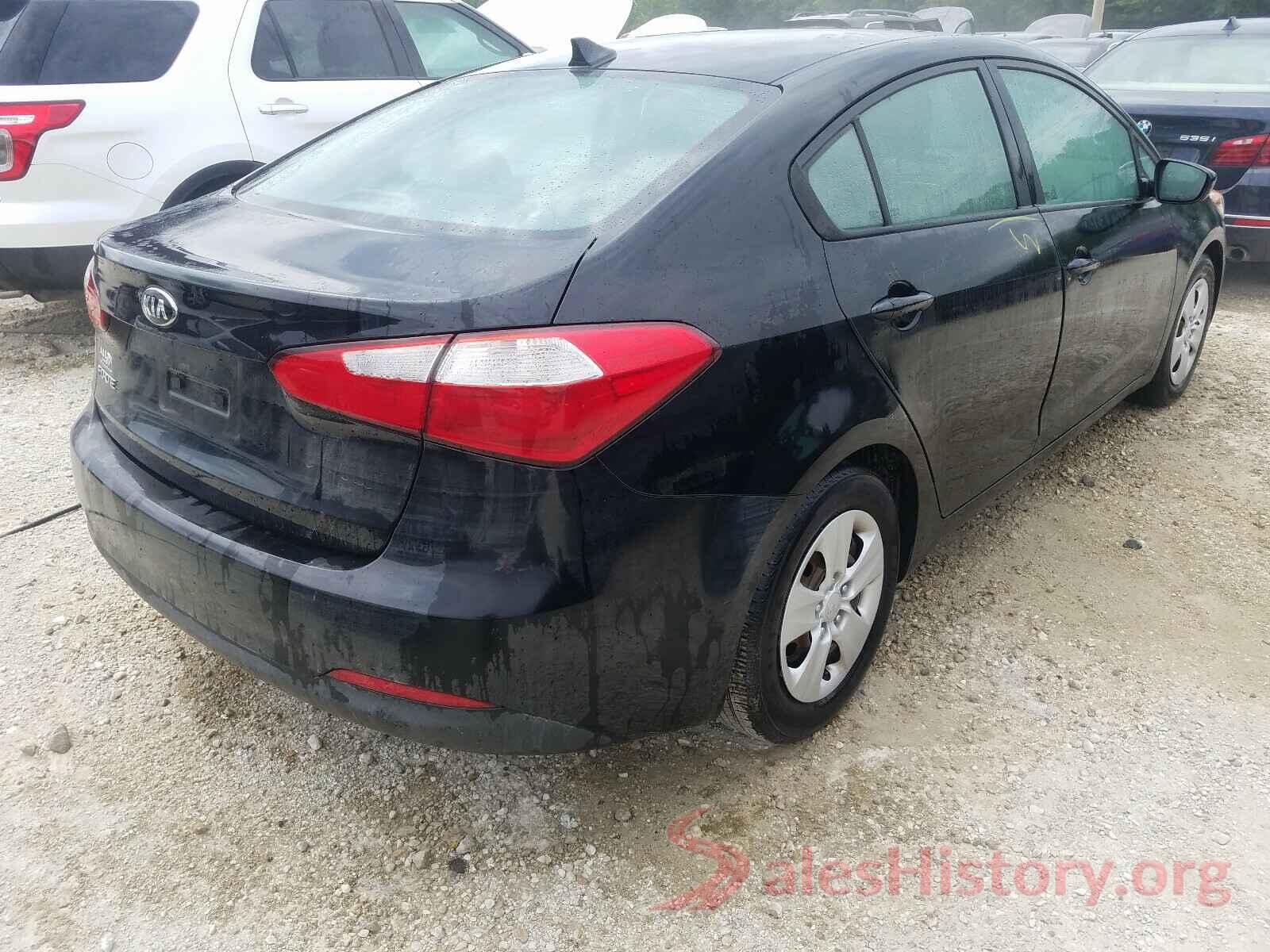 KNAFK4A6XG5486194 2016 KIA FORTE