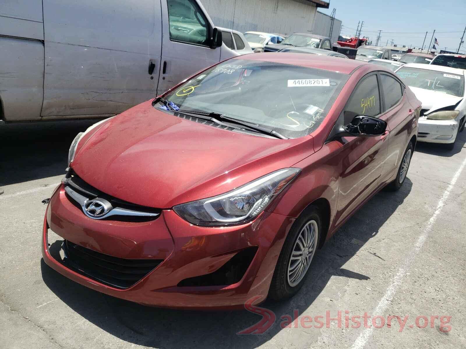 5NPDH4AE4GH735637 2016 HYUNDAI ELANTRA