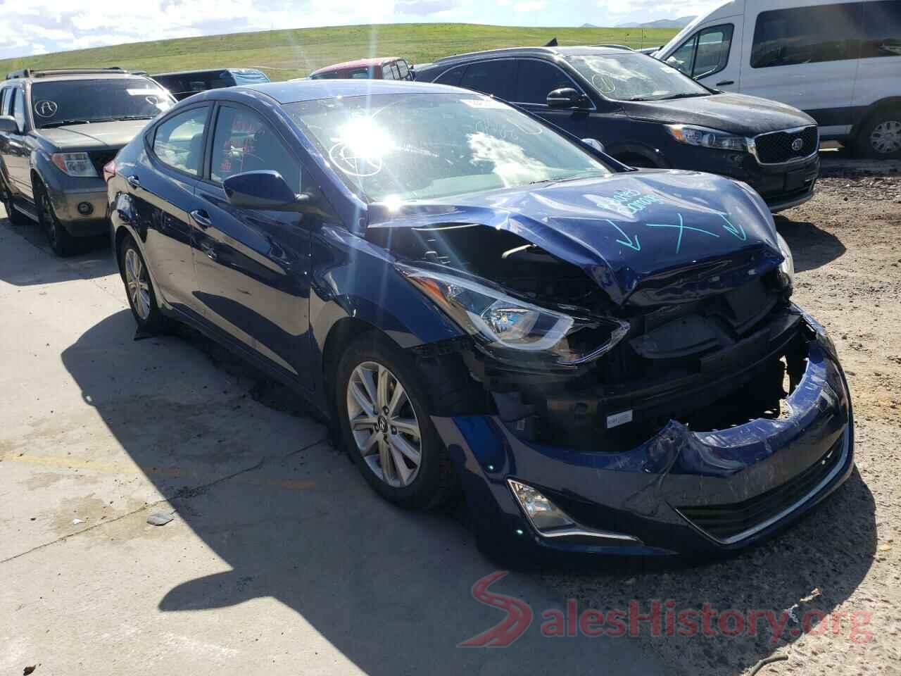 5NPDH4AE9GH750442 2016 HYUNDAI ELANTRA