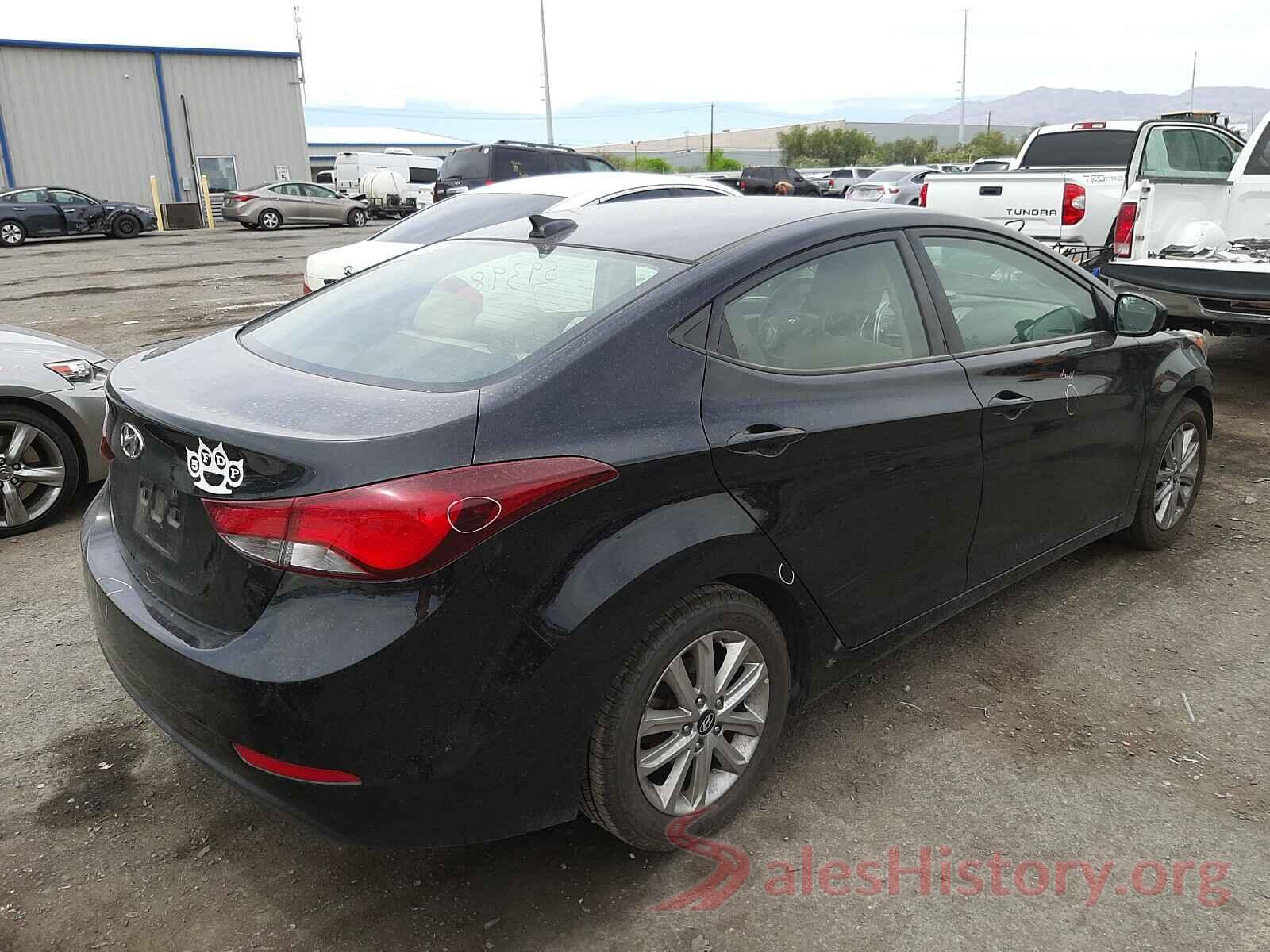 5NPDH4AE1GH704846 2016 HYUNDAI ELANTRA