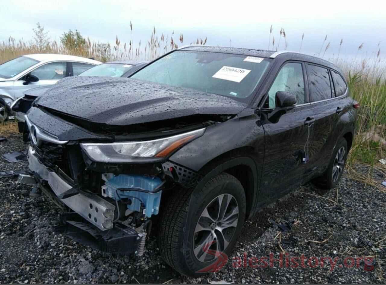 5TDGZRAH3LS505433 2020 TOYOTA HIGHLANDER