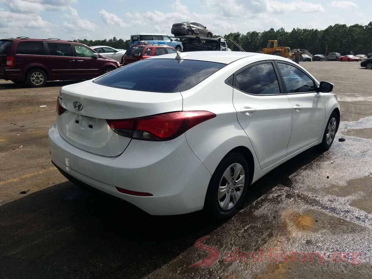 5NPDH4AE9GH677279 2016 HYUNDAI ELANTRA