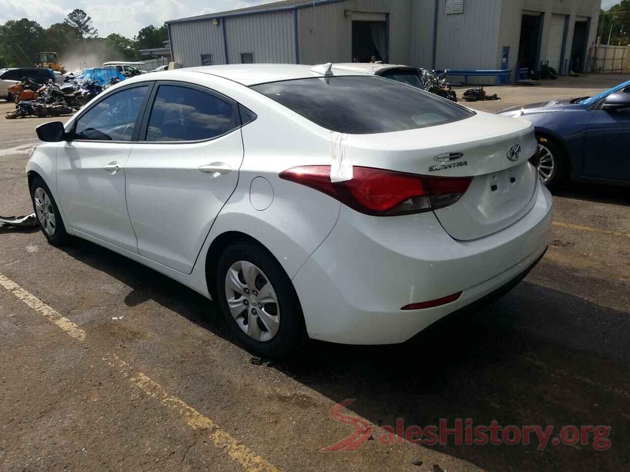 5NPDH4AE9GH677279 2016 HYUNDAI ELANTRA