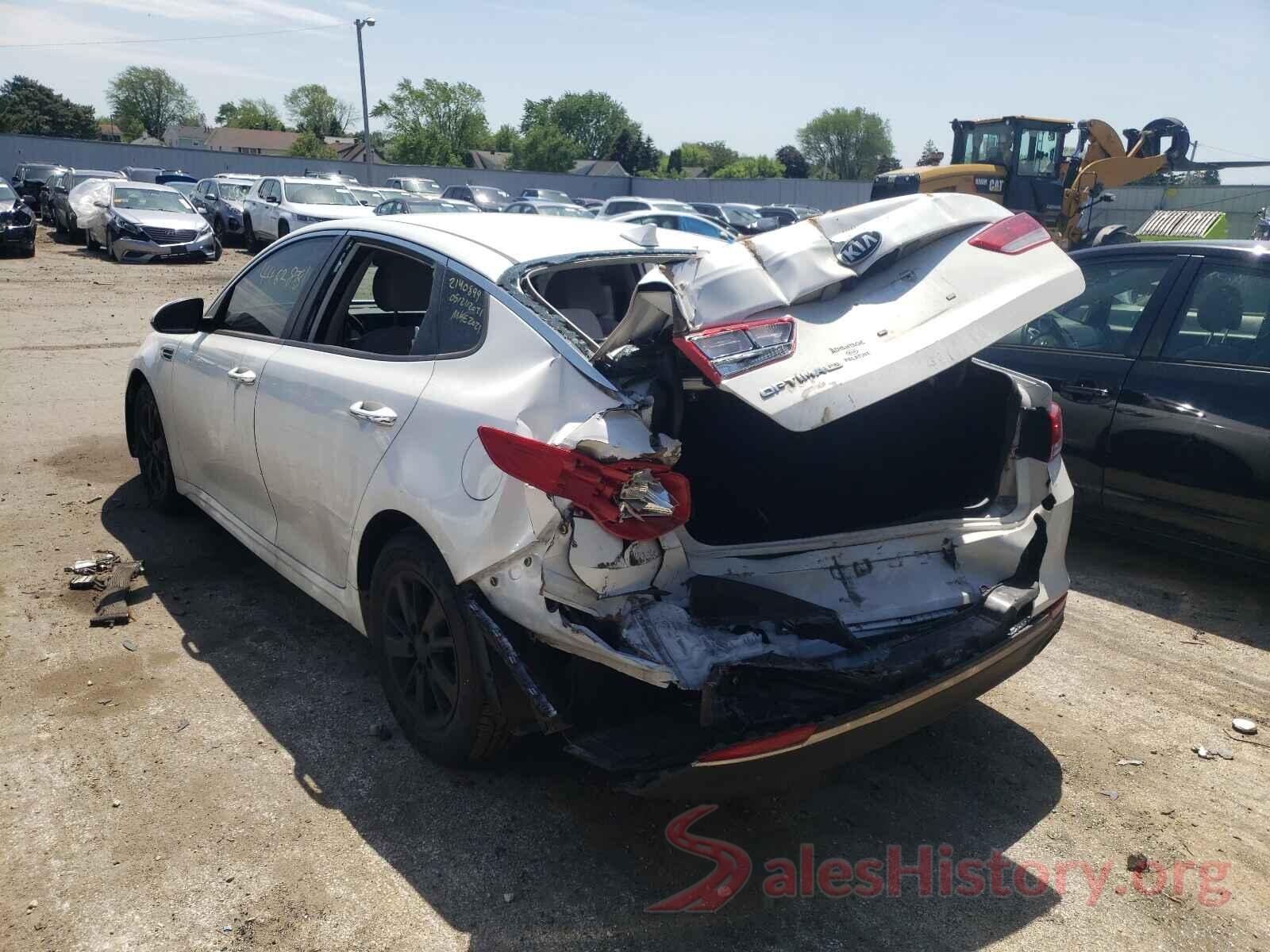 5XXGT4L33GG038530 2016 KIA OPTIMA