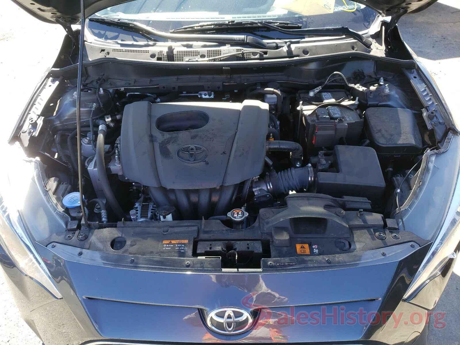 3MYDLBYV8KY506562 2019 TOYOTA YARIS