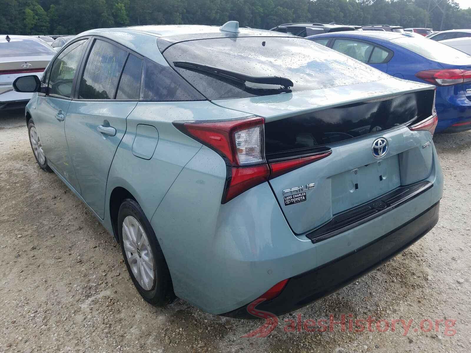 JTDKARFU5L3124160 2020 TOYOTA PRIUS