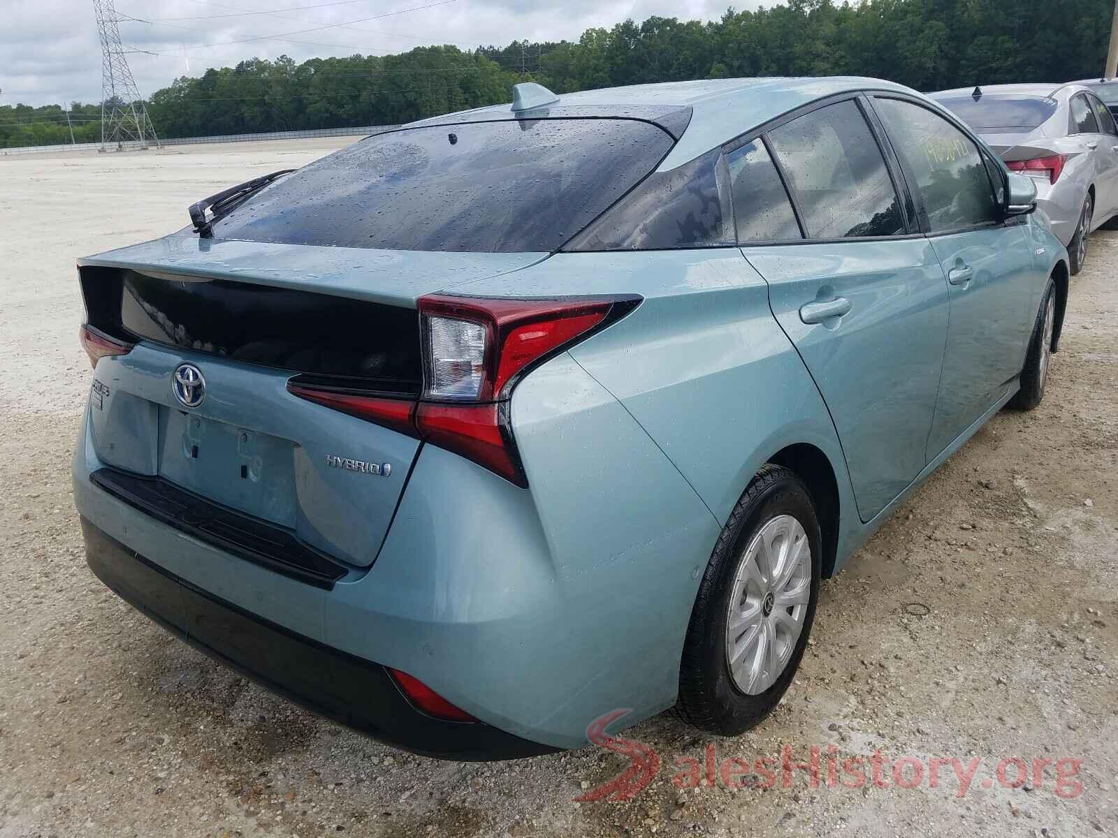 JTDKARFU5L3124160 2020 TOYOTA PRIUS