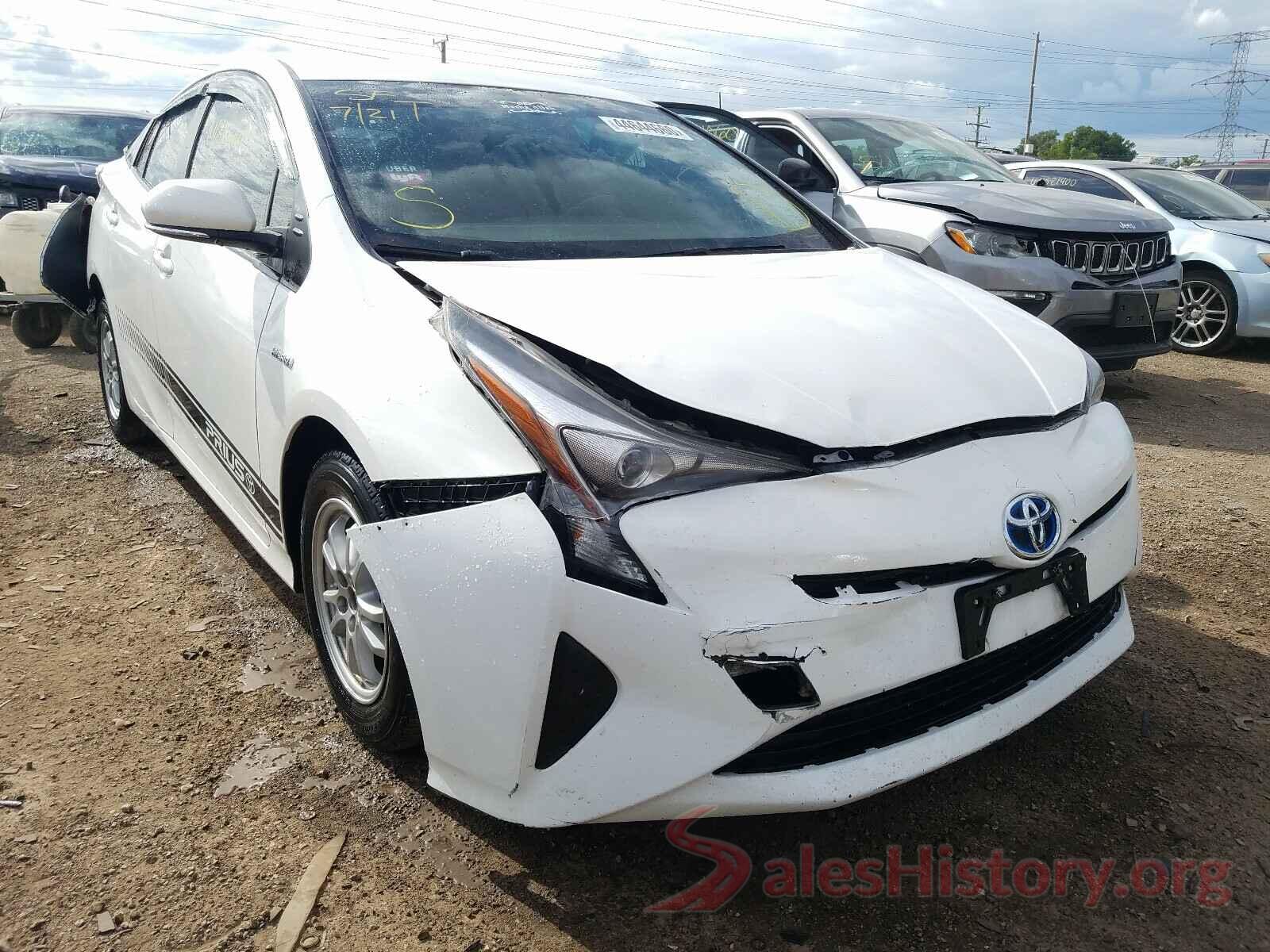 JTDKBRFU7G3005187 2016 TOYOTA PRIUS