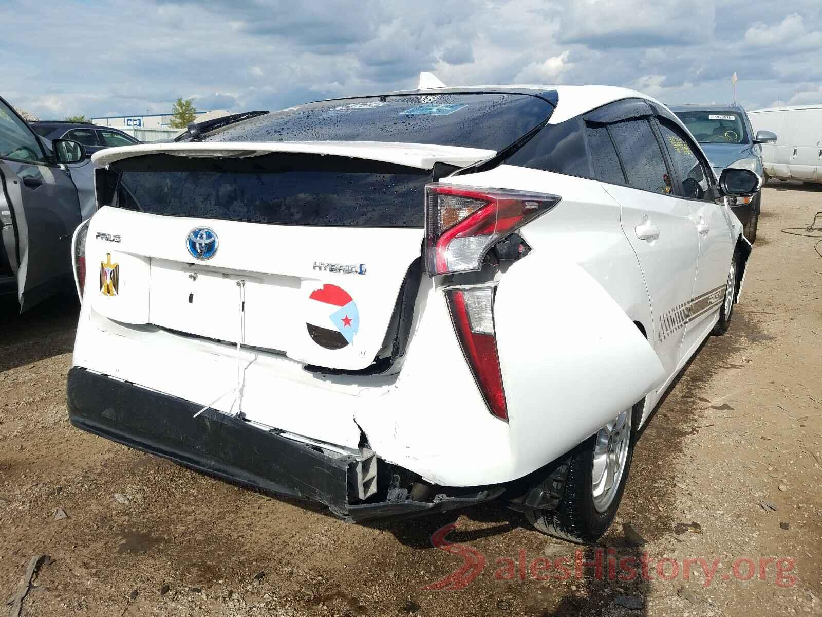 JTDKBRFU7G3005187 2016 TOYOTA PRIUS