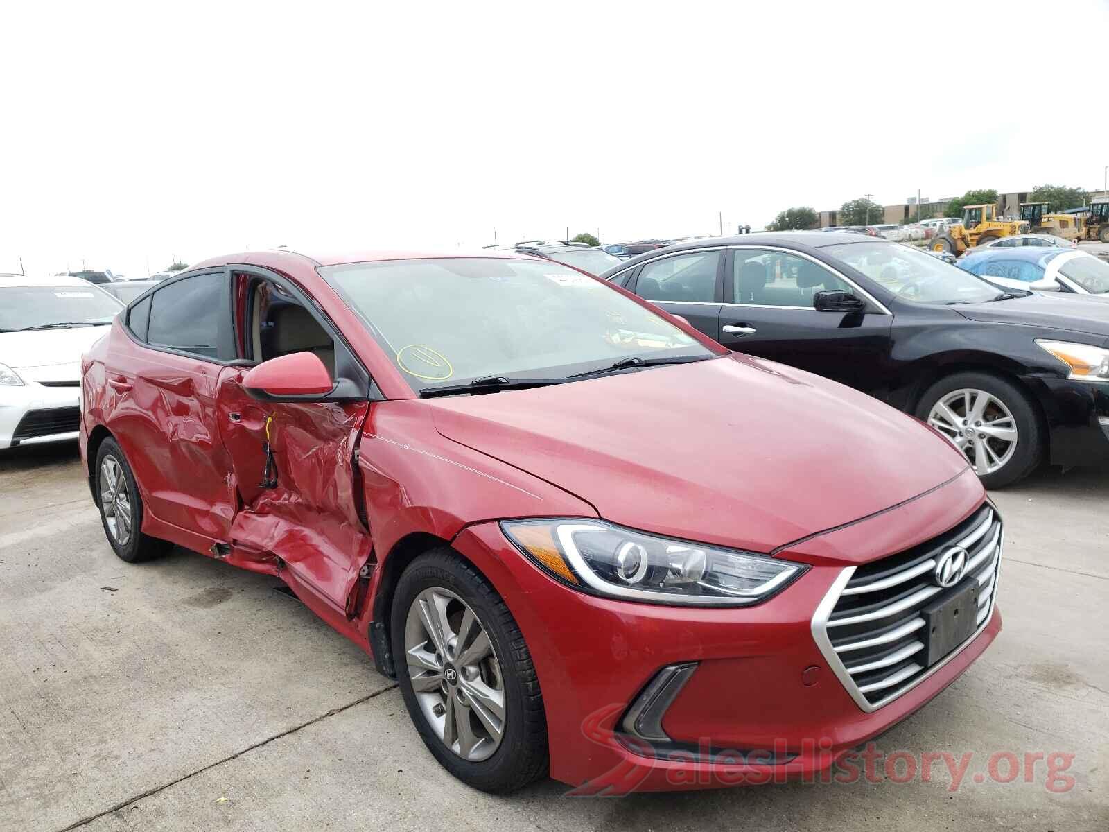 KMHD84LF8HU160953 2017 HYUNDAI ELANTRA