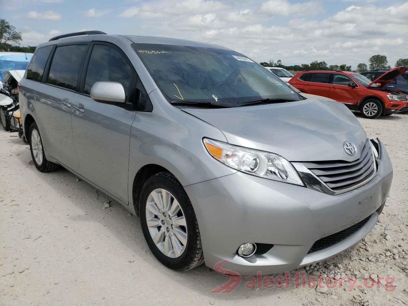 5TDDK3DC2GS132654 2016 TOYOTA SIENNA