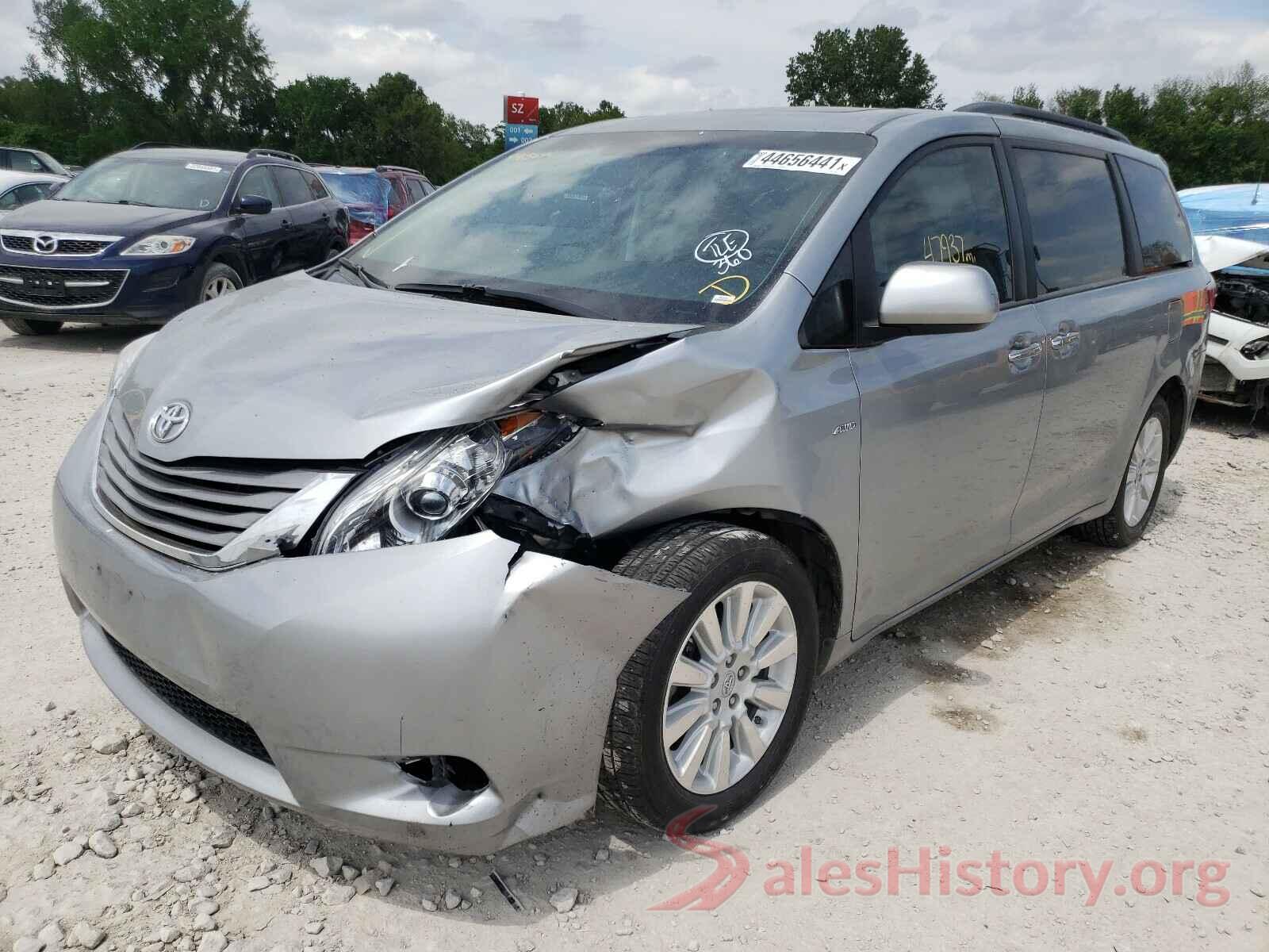 5TDDK3DC2GS132654 2016 TOYOTA SIENNA