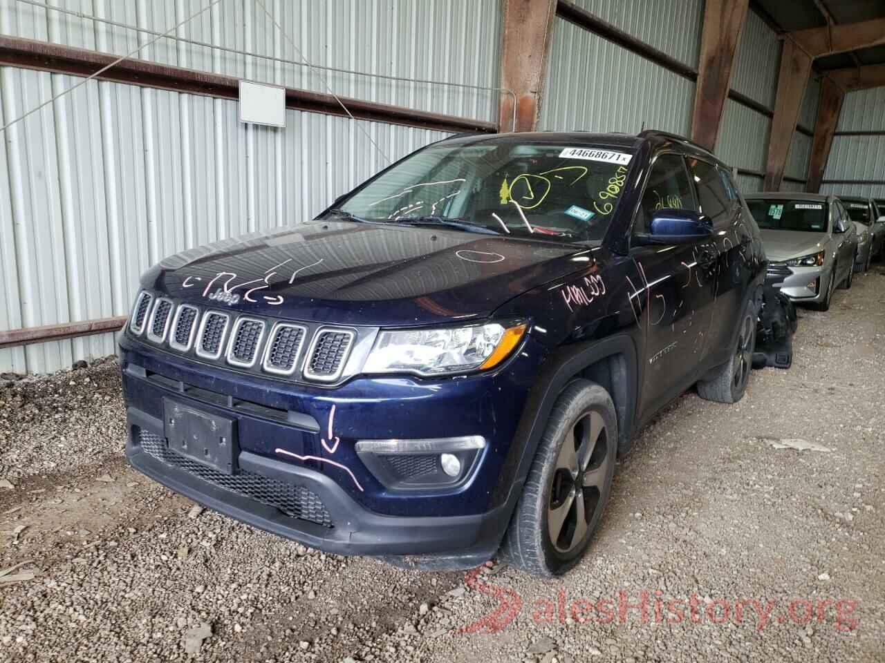 3C4NJCBBXHT690857 2017 JEEP COMPASS