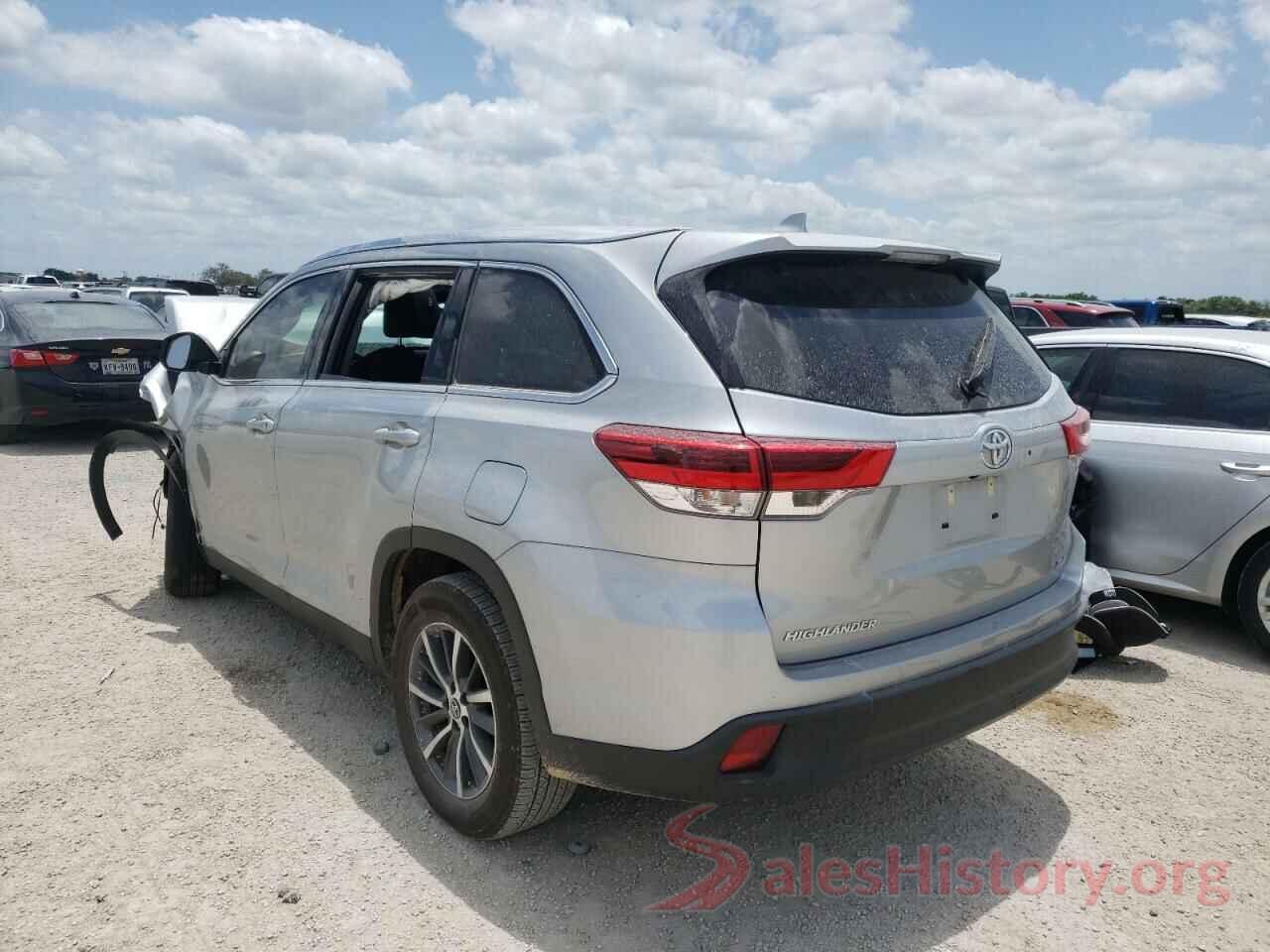 5TDKZRFHXKS573830 2019 TOYOTA HIGHLANDER