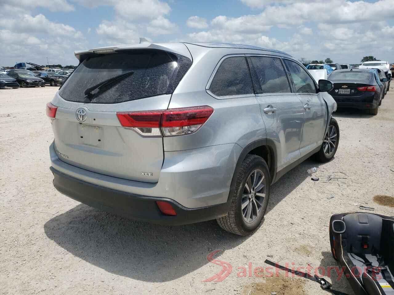 5TDKZRFHXKS573830 2019 TOYOTA HIGHLANDER