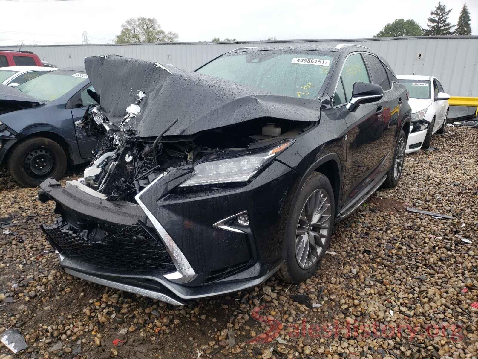 2T2BZMCA0HC075692 2017 LEXUS RX350