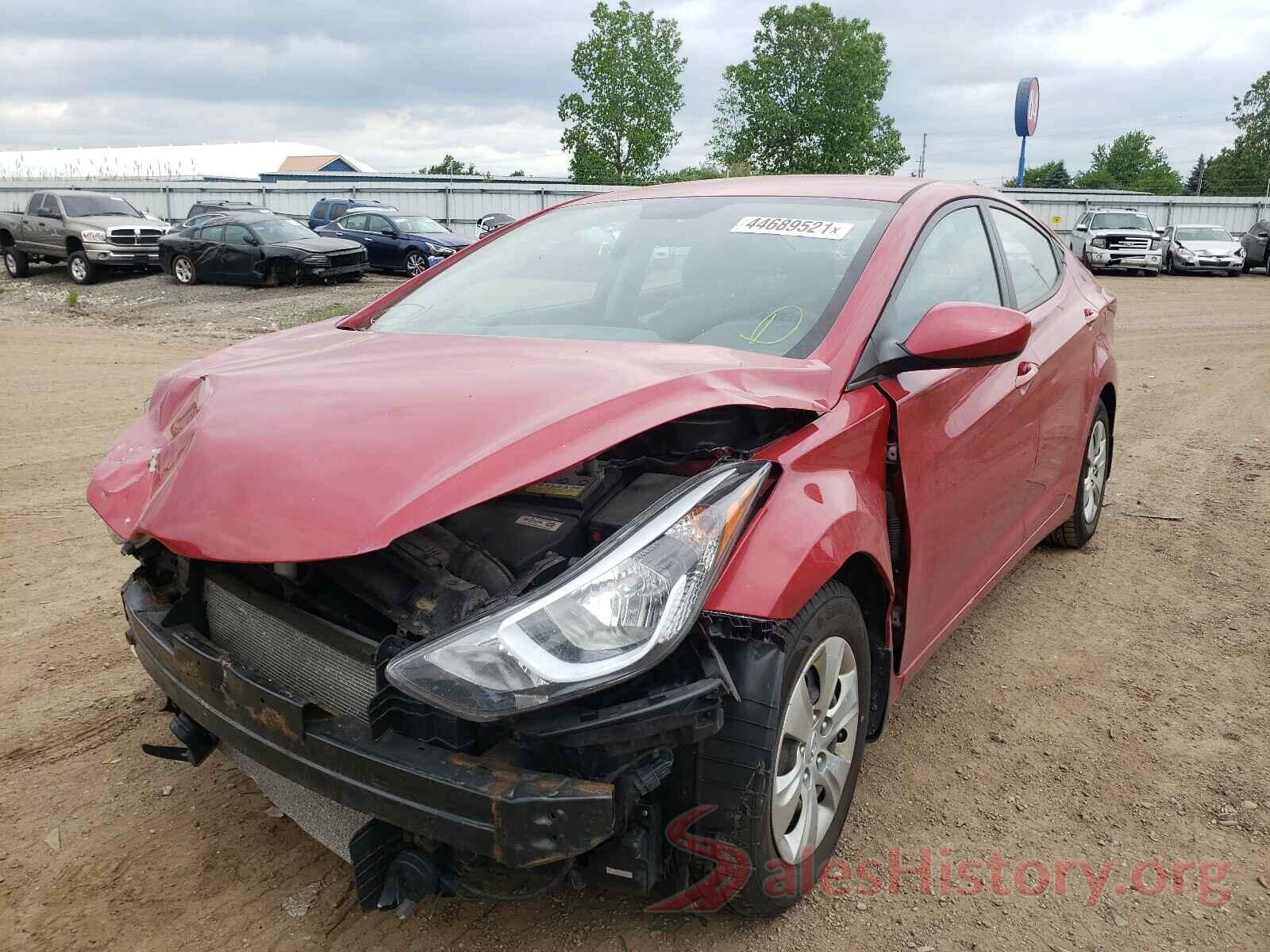 KMHDH4AE2GU541044 2016 HYUNDAI ELANTRA