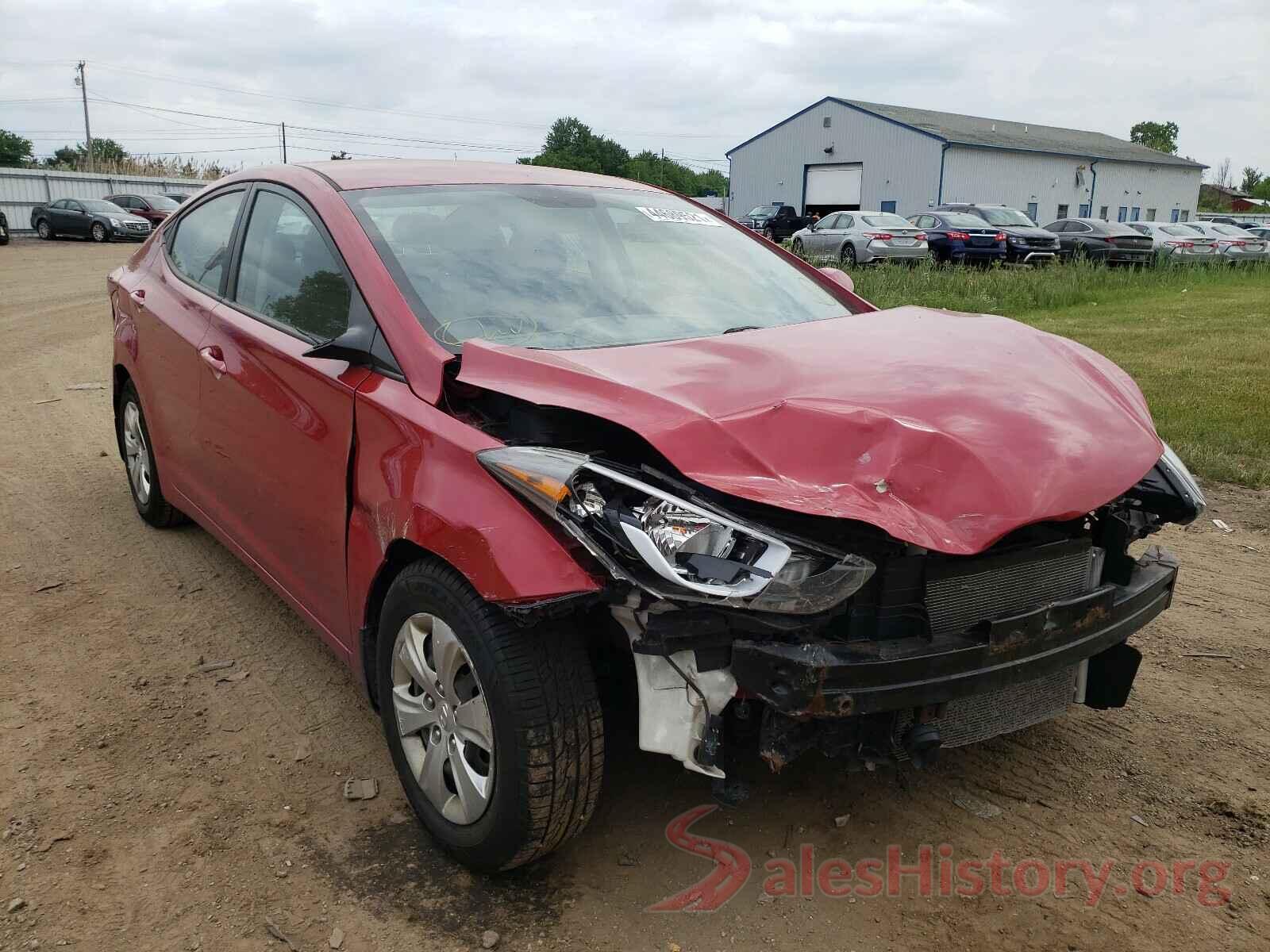 KMHDH4AE2GU541044 2016 HYUNDAI ELANTRA