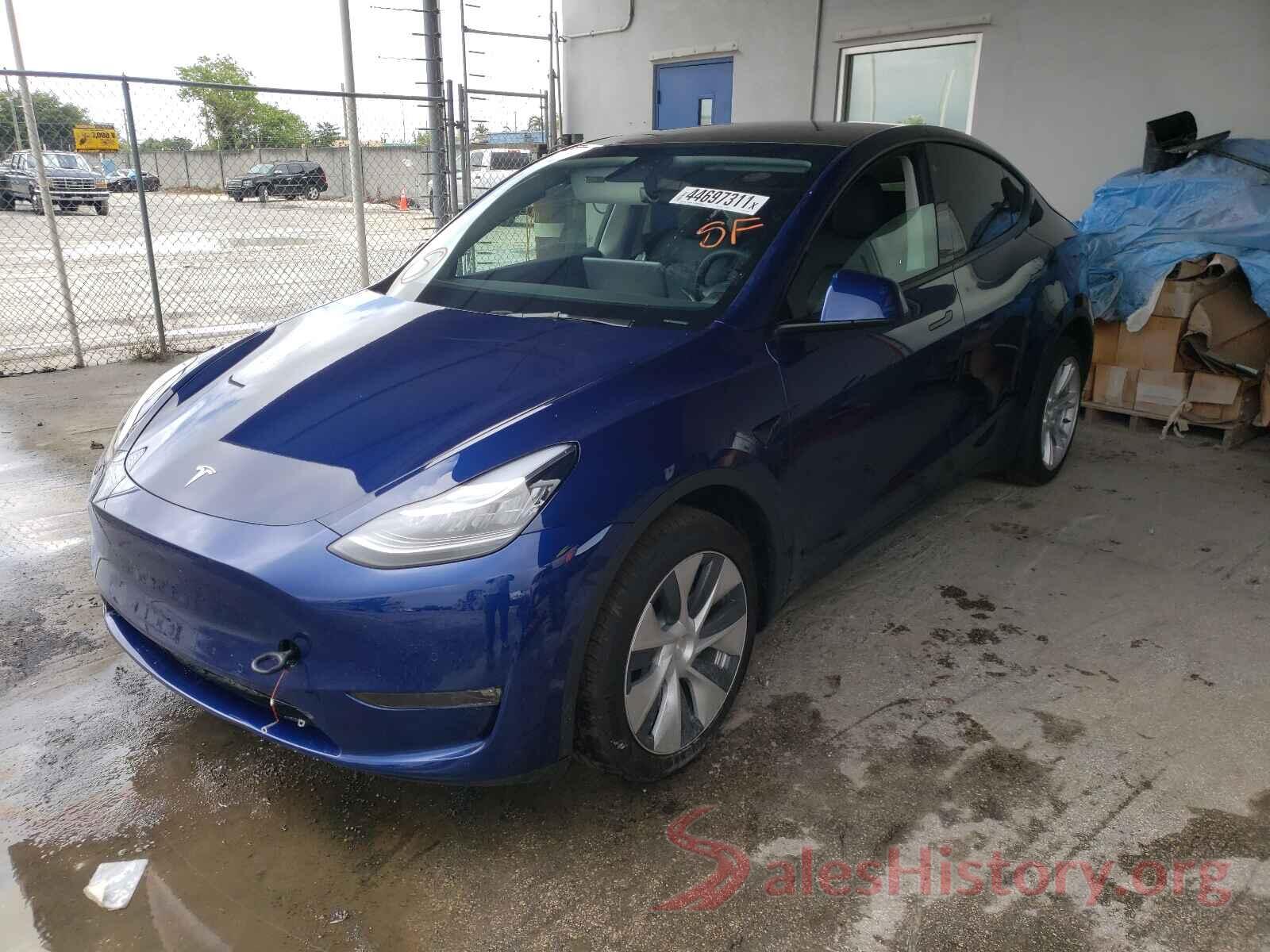 5YJYGDEE1MF177366 2021 TESLA MODEL Y