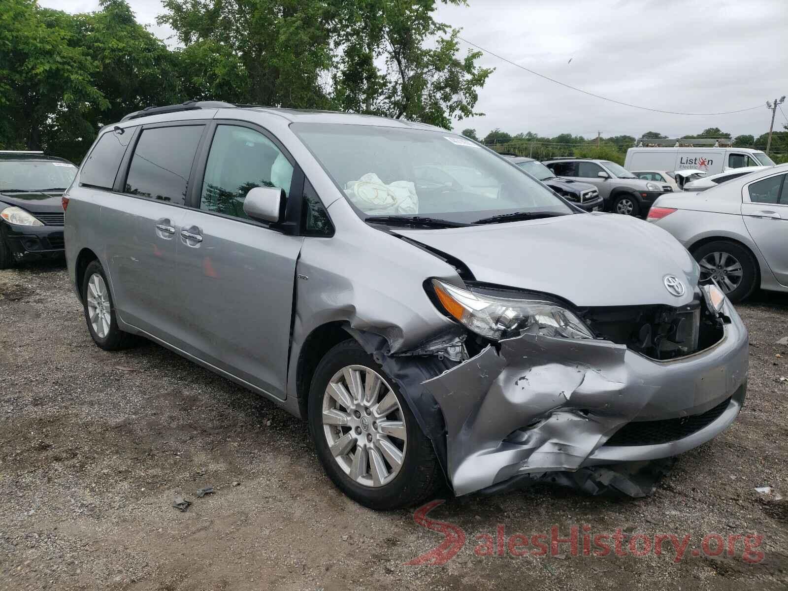 5TDDZ3DC1HS165707 2017 TOYOTA SIENNA