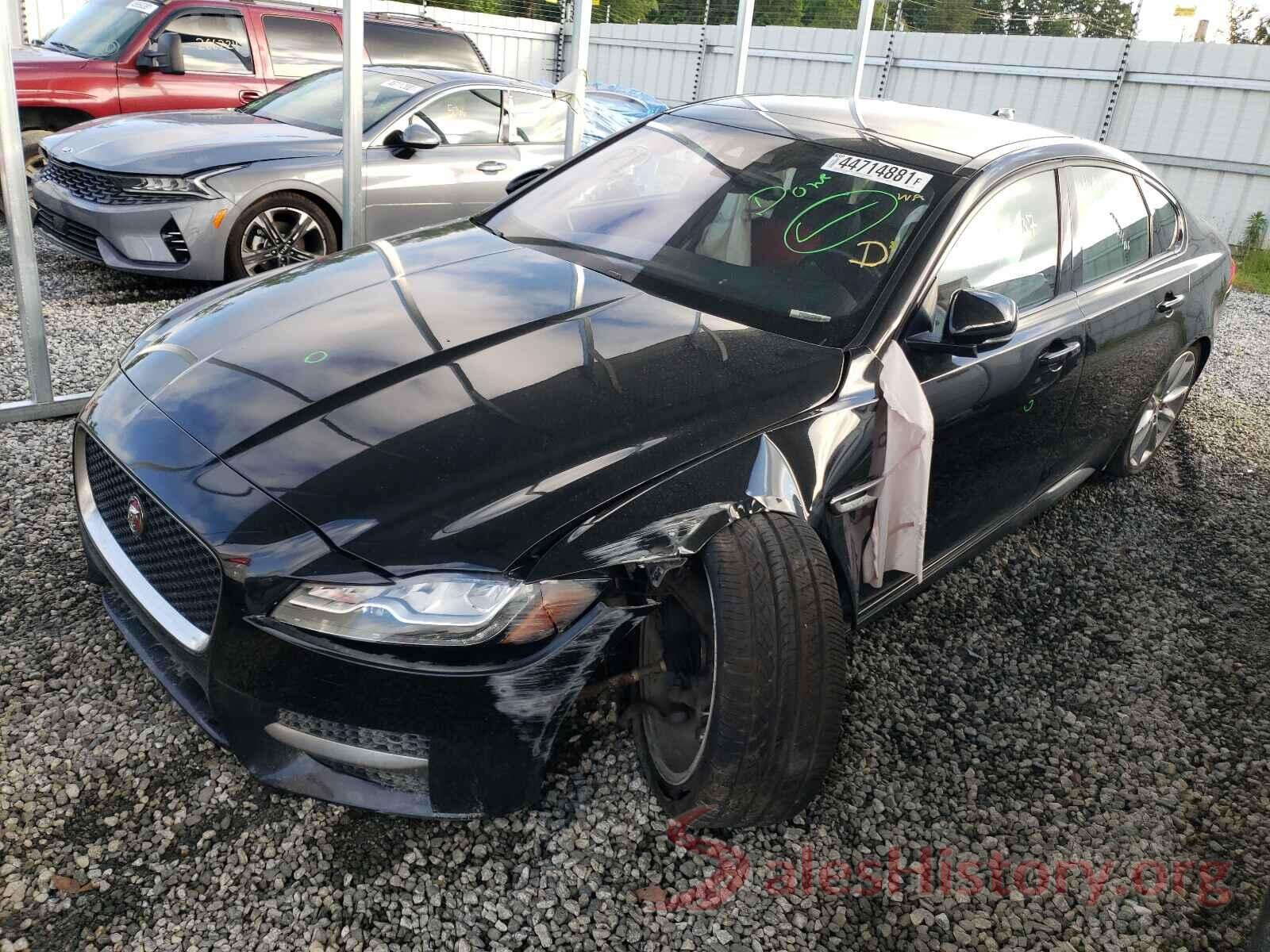 SAJBL4BV7GCY18481 2016 JAGUAR XF