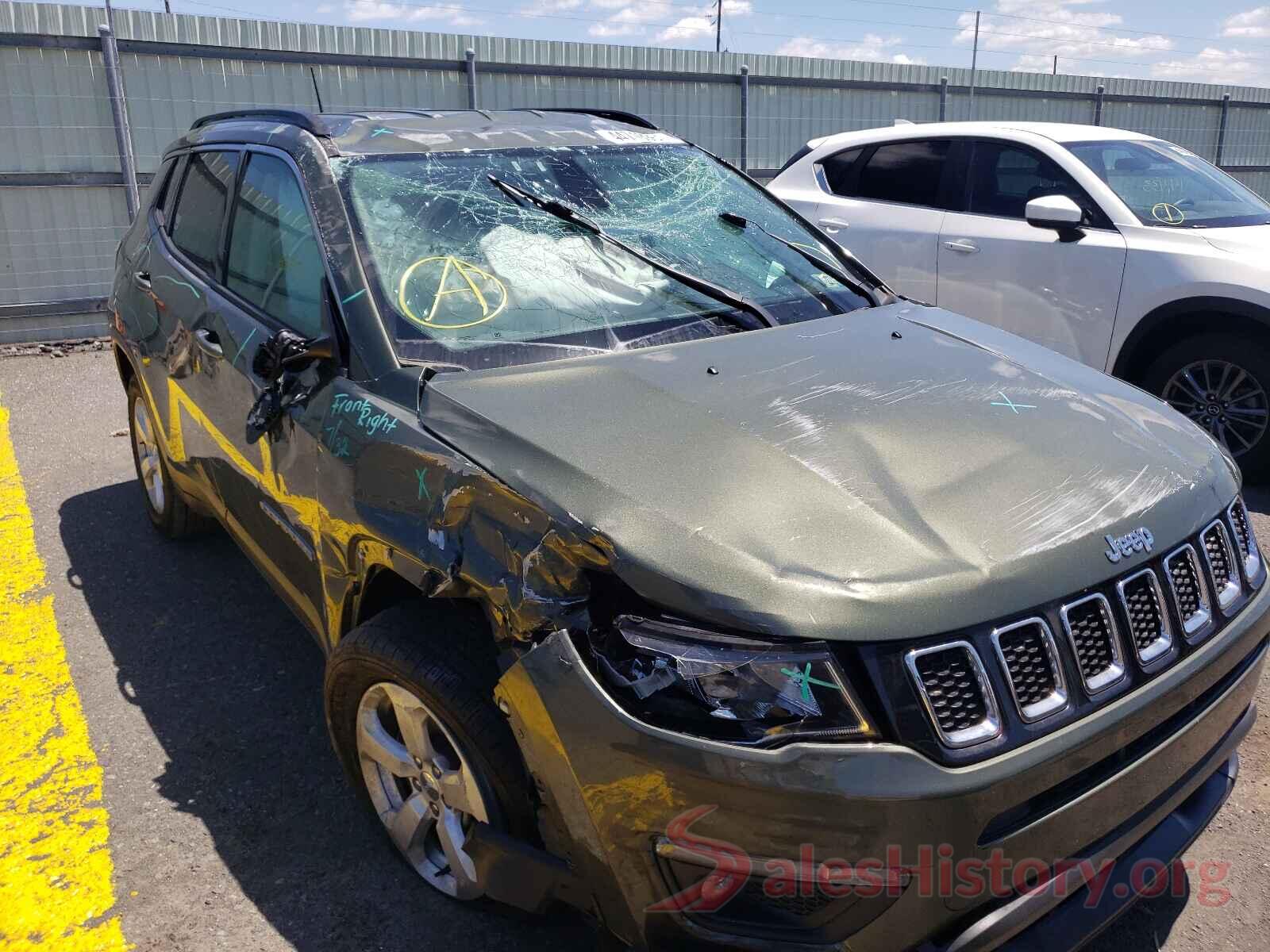 3C4NJDBB2JT232287 2018 JEEP COMPASS