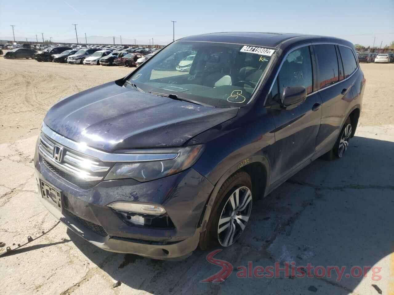 5FNYF6H57GB087587 2016 HONDA PILOT