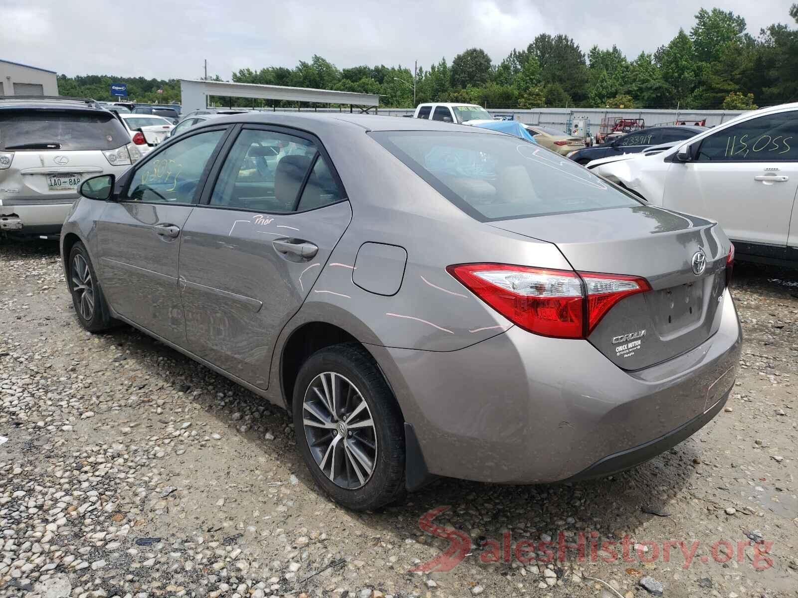 2T1BURHE3GC602019 2016 TOYOTA COROLLA