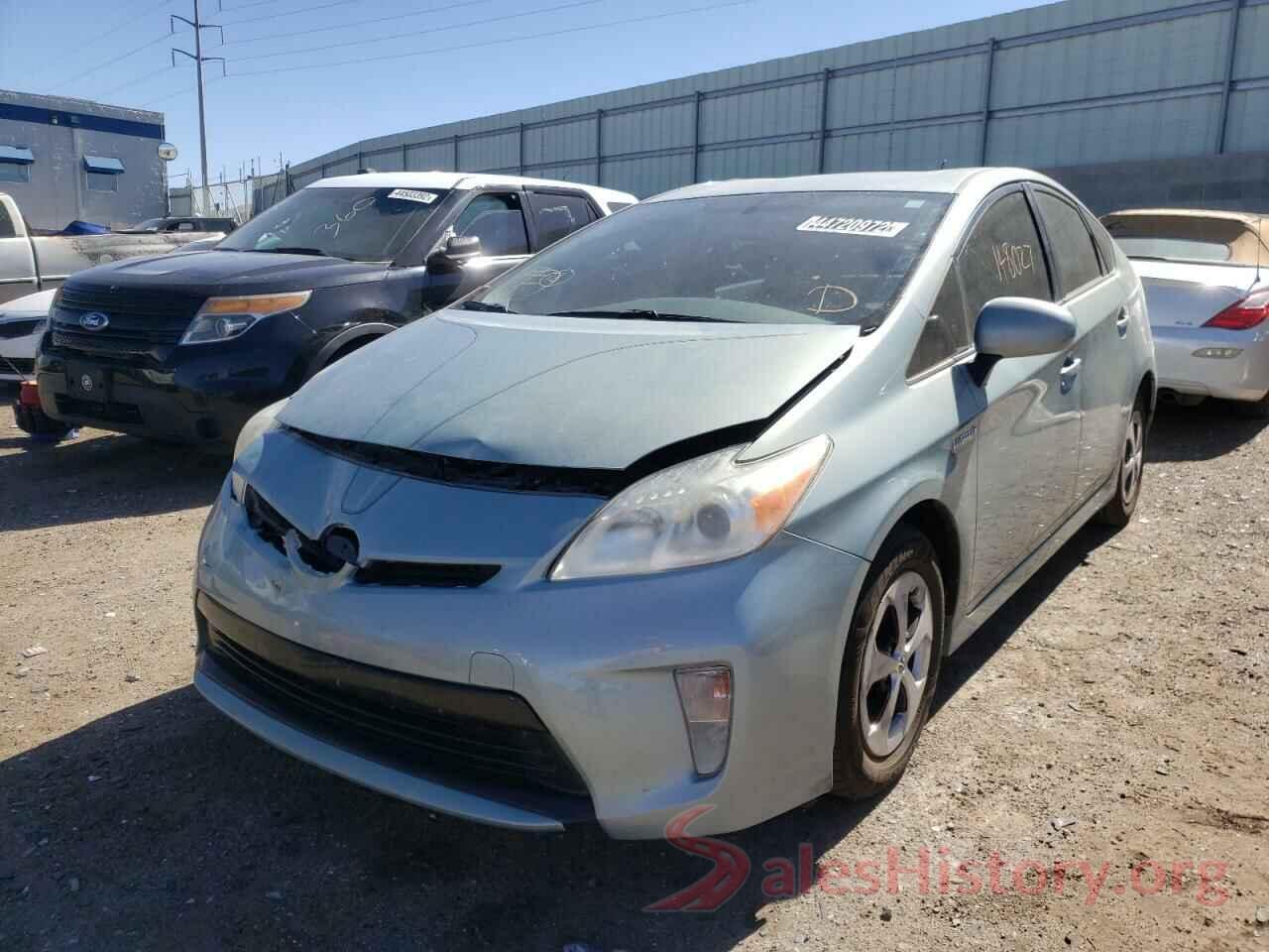 JTDKN3DU5D1675657 2013 TOYOTA PRIUS