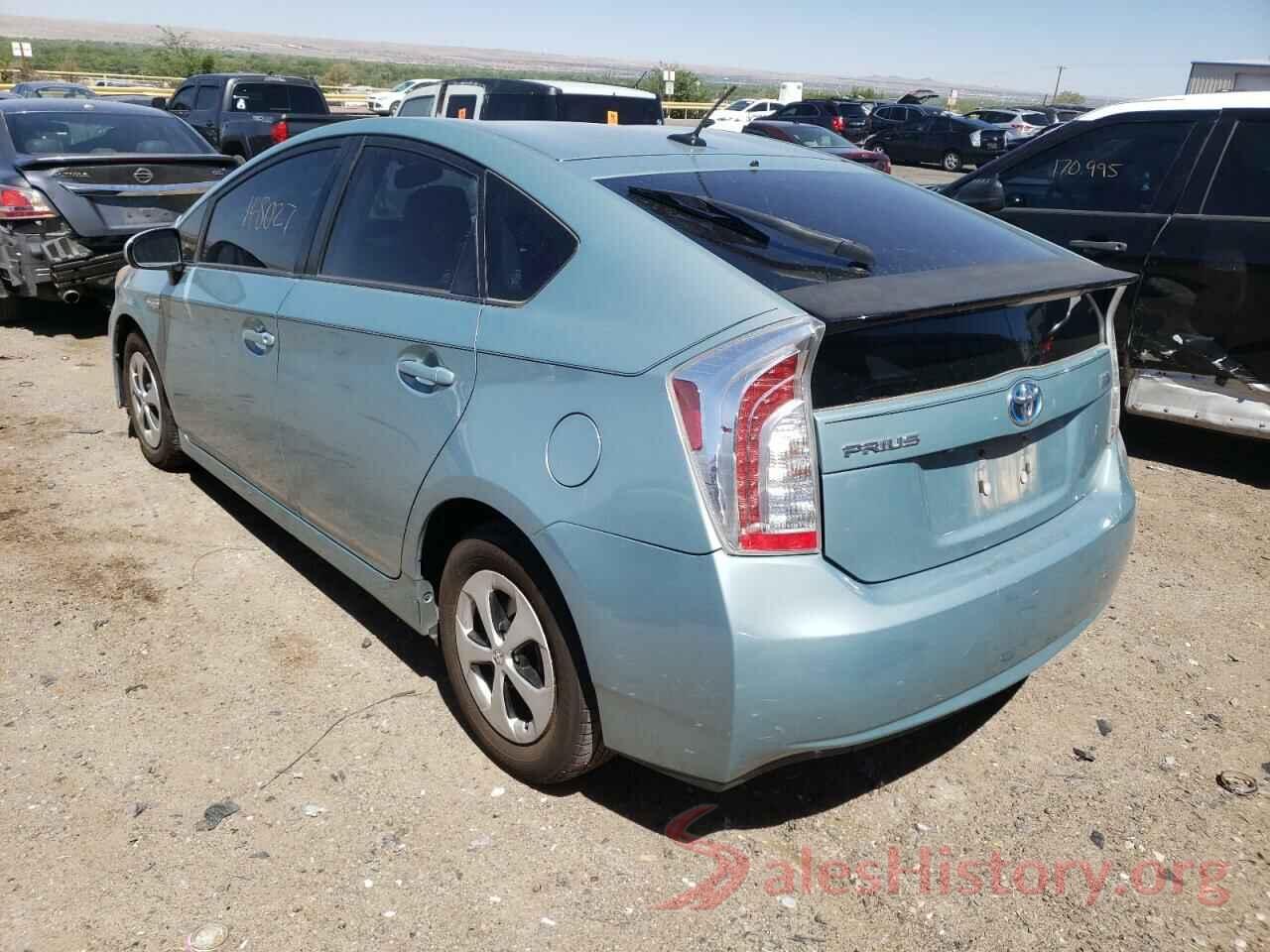 JTDKN3DU5D1675657 2013 TOYOTA PRIUS