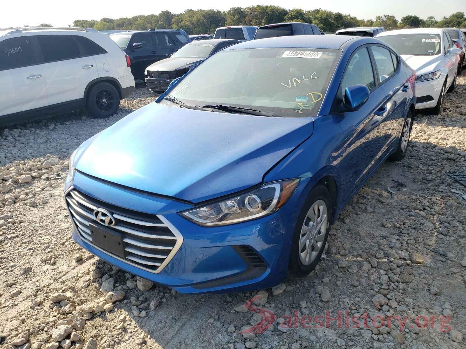 5NPD74LF8HH184591 2017 HYUNDAI ELANTRA